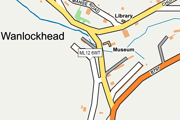 ML12 6WT map - OS OpenMap – Local (Ordnance Survey) ML12 6WT map - OS OpenMap – Local (Ordnance Survey)