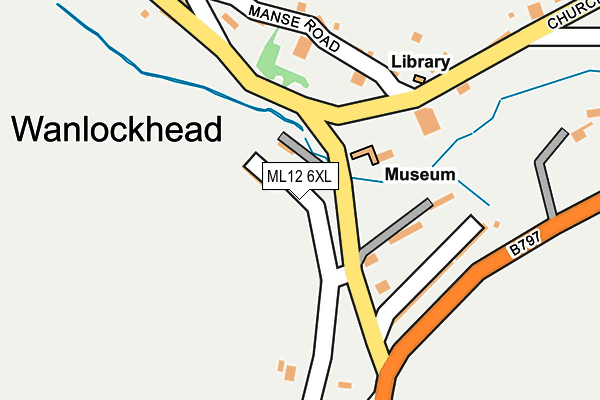 ML12 6XL map - OS OpenMap – Local (Ordnance Survey) ML12 6XL map - OS OpenMap – Local (Ordnance Survey)