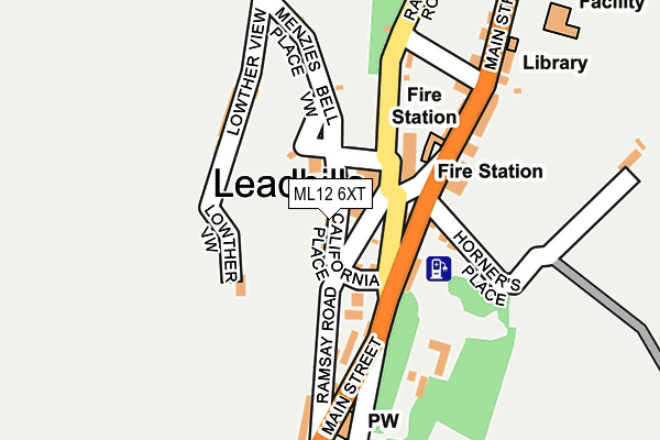 ML12 6XT map - OS OpenMap – Local (Ordnance Survey) ML12 6XT map - OS OpenMap – Local (Ordnance Survey)