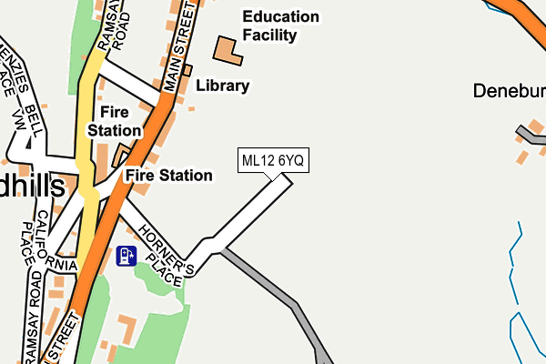 ML12 6YQ map - OS OpenMap – Local (Ordnance Survey) ML12 6YQ map - OS OpenMap – Local (Ordnance Survey)