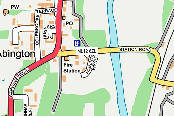 ML12 6ZL map - OS OpenMap – Local (Ordnance Survey) ML12 6ZL map - OS OpenMap – Local (Ordnance Survey)