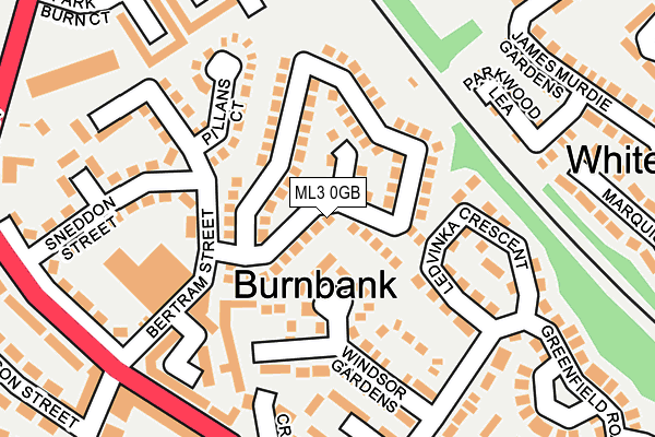 ML3 0GB map - OS OpenMap – Local (Ordnance Survey) ML3 0GB map - OS OpenMap – Local (Ordnance Survey)