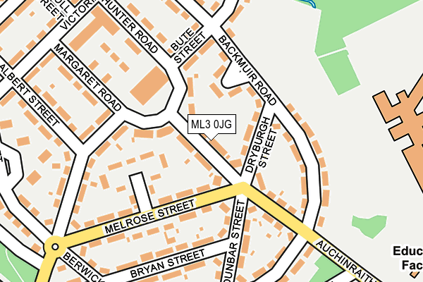 ML3 0JG map - OS OpenMap – Local (Ordnance Survey) ML3 0JG map - OS OpenMap – Local (Ordnance Survey)