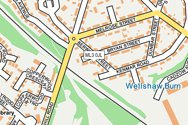 ML3 0JL map - OS OpenMap – Local (Ordnance Survey) ML3 0JL map - OS OpenMap – Local (Ordnance Survey)