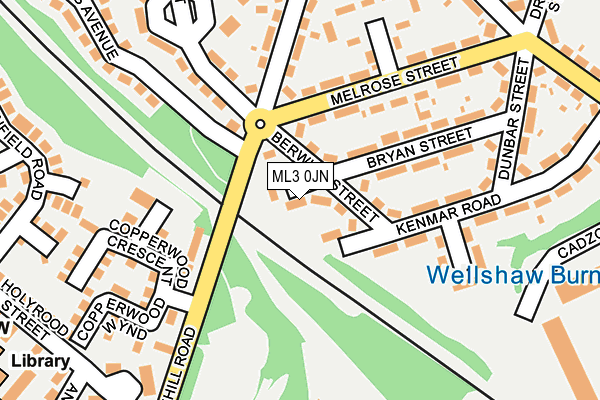 ML3 0JN map - OS OpenMap – Local (Ordnance Survey) ML3 0JN map - OS OpenMap – Local (Ordnance Survey)