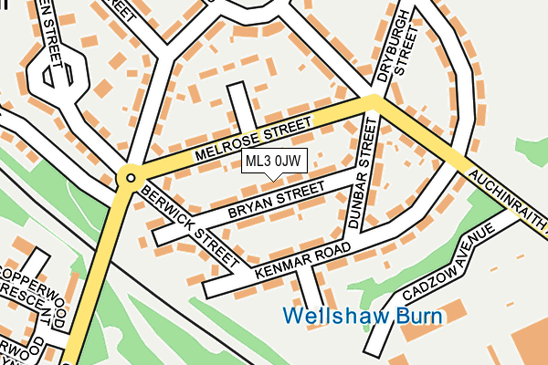 ML3 0JW map - OS OpenMap – Local (Ordnance Survey)
