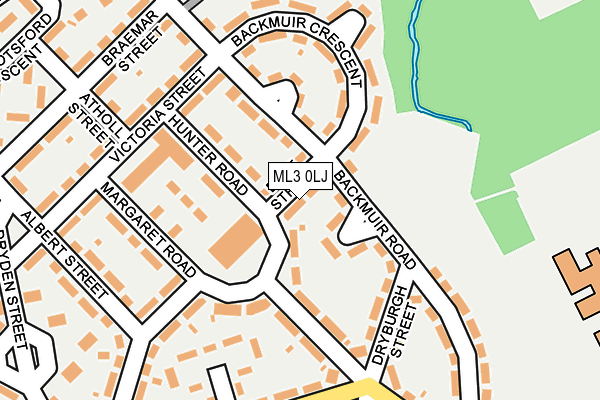 ML3 0LJ map - OS OpenMap – Local (Ordnance Survey) ML3 0LJ map - OS OpenMap – Local (Ordnance Survey)