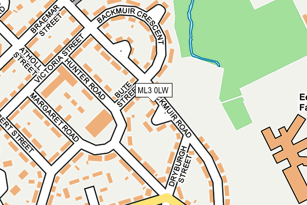 ML3 0LW map - OS OpenMap – Local (Ordnance Survey) ML3 0LW map - OS OpenMap – Local (Ordnance Survey)