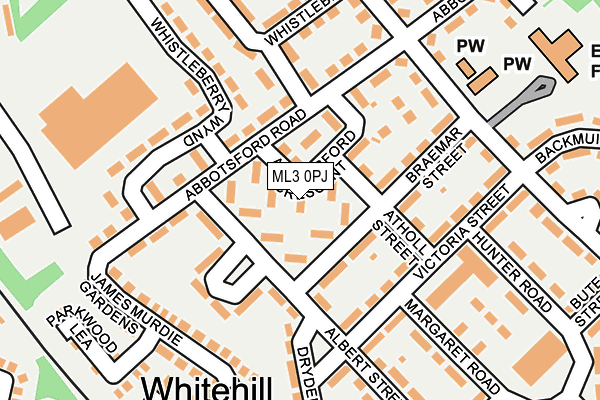 ML3 0PJ map - OS OpenMap – Local (Ordnance Survey)