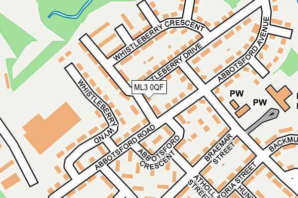 ML3 0QF map - OS OpenMap – Local (Ordnance Survey) ML3 0QF map - OS OpenMap – Local (Ordnance Survey)