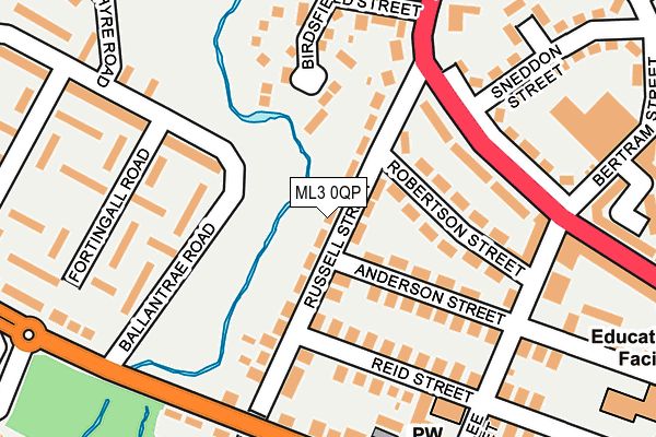 ML3 0QP map - OS OpenMap – Local (Ordnance Survey) ML3 0QP map - OS OpenMap – Local (Ordnance Survey)