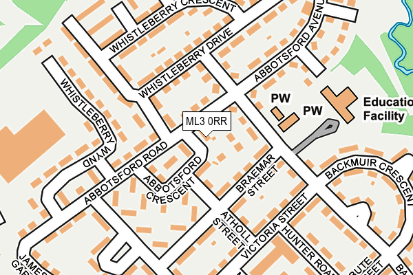 ML3 0RR map - OS OpenMap – Local (Ordnance Survey)
