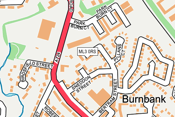 ML3 0RS map - OS OpenMap – Local (Ordnance Survey) ML3 0RS map - OS OpenMap – Local (Ordnance Survey)