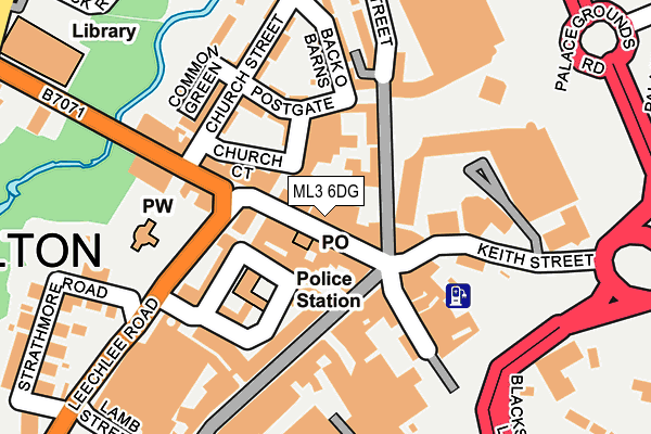 ML3 6DG map - OS OpenMap – Local (Ordnance Survey) ML3 6DG map - OS OpenMap – Local (Ordnance Survey)