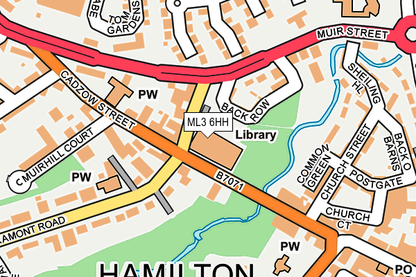 ML3 6HH map - OS OpenMap – Local (Ordnance Survey) ML3 6HH map - OS OpenMap – Local (Ordnance Survey)