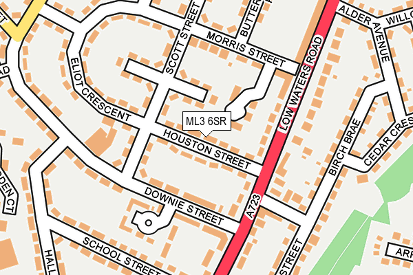 ML3 6SR map - OS OpenMap – Local (Ordnance Survey) ML3 6SR map - OS OpenMap – Local (Ordnance Survey)