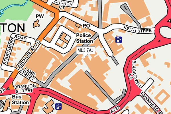 ML3 7AJ map - OS OpenMap – Local (Ordnance Survey) ML3 7AJ map - OS OpenMap – Local (Ordnance Survey)