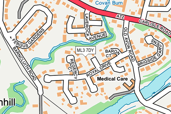 ML3 7DY map - OS OpenMap – Local (Ordnance Survey) ML3 7DY map - OS OpenMap – Local (Ordnance Survey)