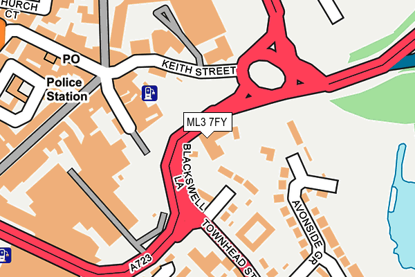 ML3 7FY map - OS OpenMap – Local (Ordnance Survey) ML3 7FY map - OS OpenMap – Local (Ordnance Survey)
