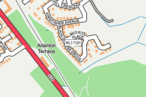 ML3 7GH map - OS OpenMap – Local (Ordnance Survey) ML3 7GH map - OS OpenMap – Local (Ordnance Survey)