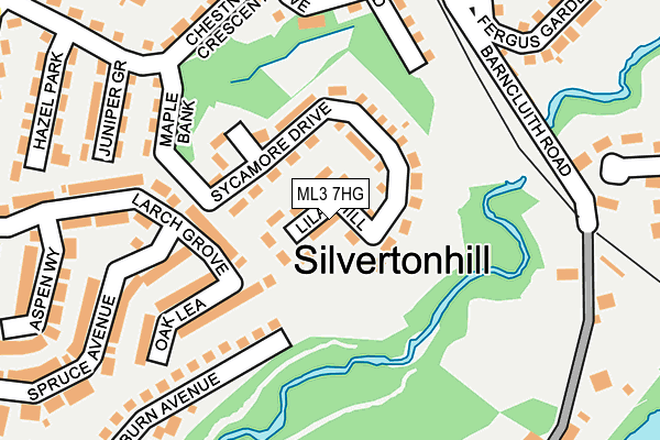 ML3 7HG map - OS OpenMap – Local (Ordnance Survey) ML3 7HG map - OS OpenMap – Local (Ordnance Survey)