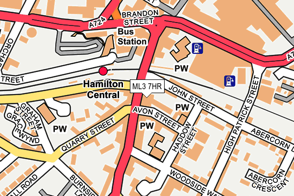 ML3 7HR map - OS OpenMap – Local (Ordnance Survey) ML3 7HR map - OS OpenMap – Local (Ordnance Survey)