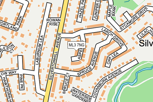 ML3 7NG map - OS OpenMap – Local (Ordnance Survey) ML3 7NG map - OS OpenMap – Local (Ordnance Survey)