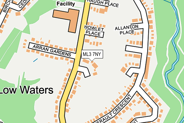 ML3 7NY map - OS OpenMap – Local (Ordnance Survey) ML3 7NY map - OS OpenMap – Local (Ordnance Survey)