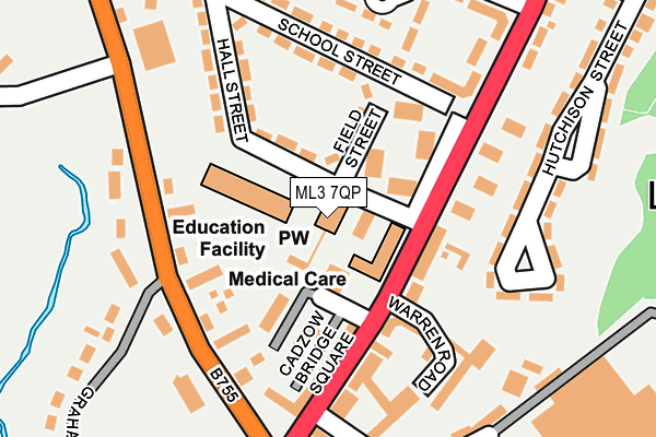ML3 7QP map - OS OpenMap – Local (Ordnance Survey) ML3 7QP map - OS OpenMap – Local (Ordnance Survey)