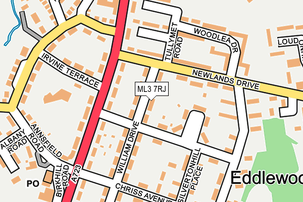 ML3 7RJ map - OS OpenMap – Local (Ordnance Survey) ML3 7RJ map - OS OpenMap – Local (Ordnance Survey)