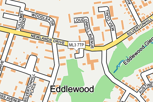 ML3 7TP map - OS OpenMap – Local (Ordnance Survey) ML3 7TP map - OS OpenMap – Local (Ordnance Survey)