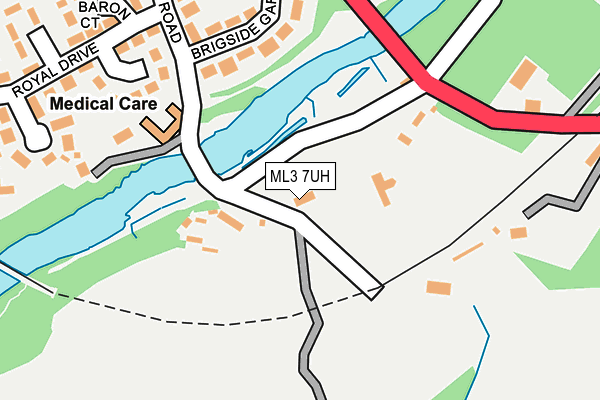 ML3 7UH map - OS OpenMap – Local (Ordnance Survey) ML3 7UH map - OS OpenMap – Local (Ordnance Survey)