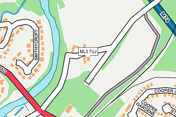 ML3 7UJ map - OS OpenMap – Local (Ordnance Survey) ML3 7UJ map - OS OpenMap – Local (Ordnance Survey)