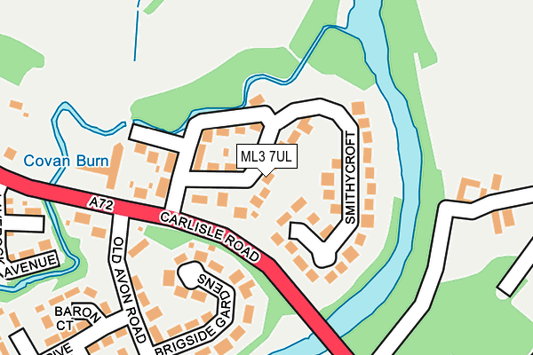 ML3 7UL map - OS OpenMap – Local (Ordnance Survey) ML3 7UL map - OS OpenMap – Local (Ordnance Survey)