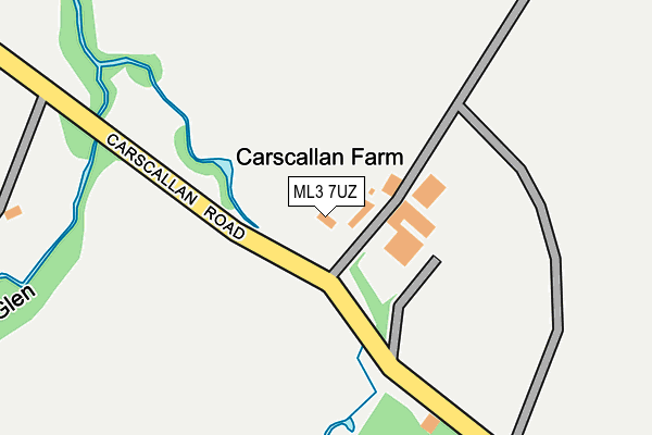 ML3 7UZ map - OS OpenMap – Local (Ordnance Survey) ML3 7UZ map - OS OpenMap – Local (Ordnance Survey)