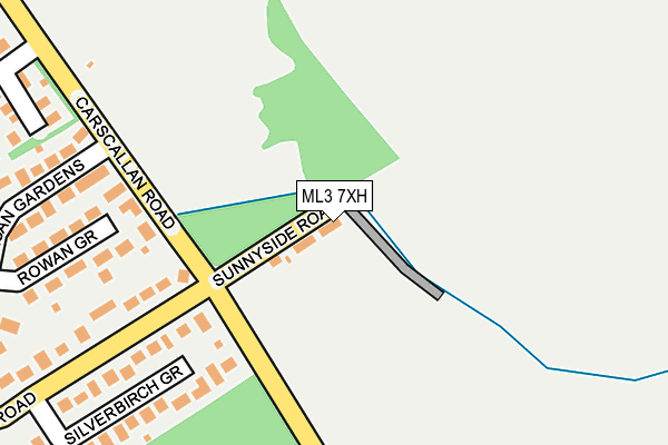 ML3 7XH map - OS OpenMap – Local (Ordnance Survey) ML3 7XH map - OS OpenMap – Local (Ordnance Survey)