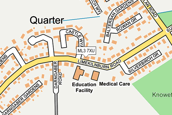 ML3 7XU map - OS OpenMap – Local (Ordnance Survey) ML3 7XU map - OS OpenMap – Local (Ordnance Survey)