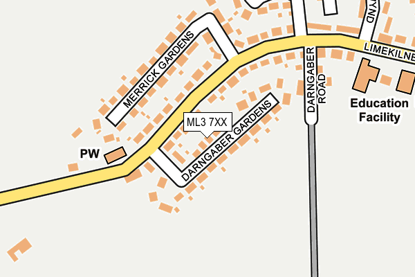 ML3 7XX map - OS OpenMap – Local (Ordnance Survey) ML3 7XX map - OS OpenMap – Local (Ordnance Survey)