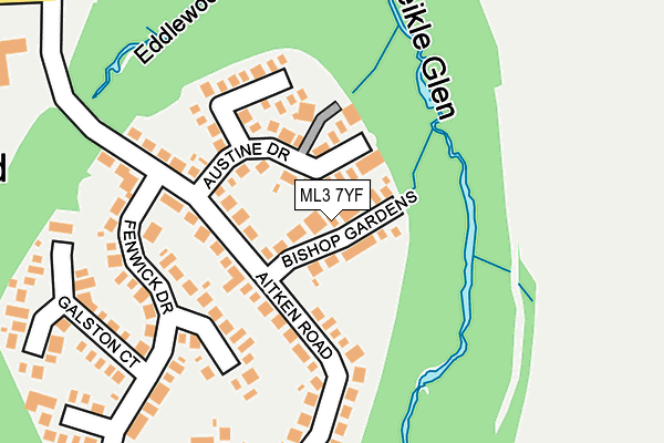 ML3 7YF map - OS OpenMap – Local (Ordnance Survey) ML3 7YF map - OS OpenMap – Local (Ordnance Survey)