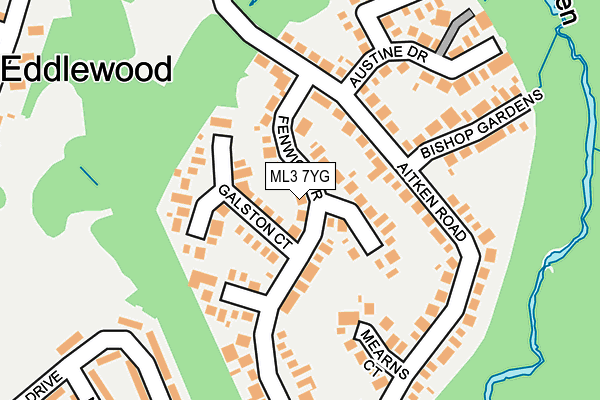 ML3 7YG map - OS OpenMap – Local (Ordnance Survey) ML3 7YG map - OS OpenMap – Local (Ordnance Survey)