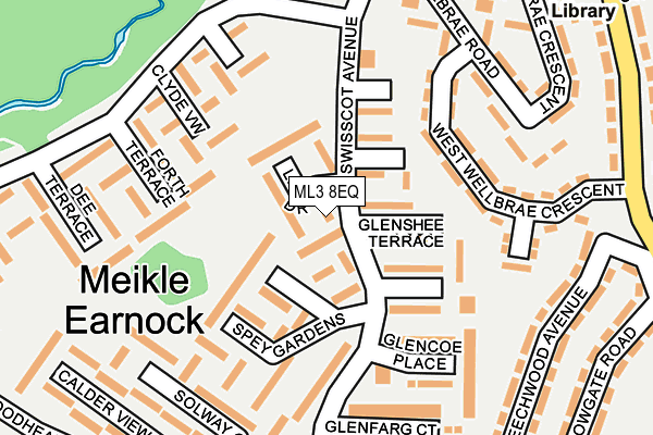 ML3 8EQ map - OS OpenMap – Local (Ordnance Survey) ML3 8EQ map - OS OpenMap – Local (Ordnance Survey)