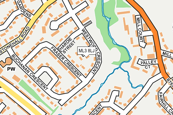 ML3 8LJ map - OS OpenMap – Local (Ordnance Survey) ML3 8LJ map - OS OpenMap – Local (Ordnance Survey)