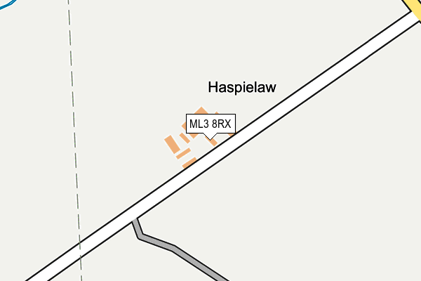 ML3 8RX map - OS OpenMap – Local (Ordnance Survey) ML3 8RX map - OS OpenMap – Local (Ordnance Survey)