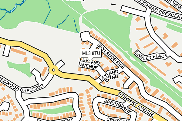 ML3 8TU map - OS OpenMap – Local (Ordnance Survey) ML3 8TU map - OS OpenMap – Local (Ordnance Survey)