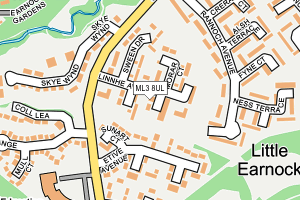 ML3 8UL map - OS OpenMap – Local (Ordnance Survey) ML3 8UL map - OS OpenMap – Local (Ordnance Survey)