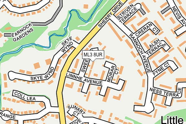 ML3 8UR map - OS OpenMap – Local (Ordnance Survey) ML3 8UR map - OS OpenMap – Local (Ordnance Survey)