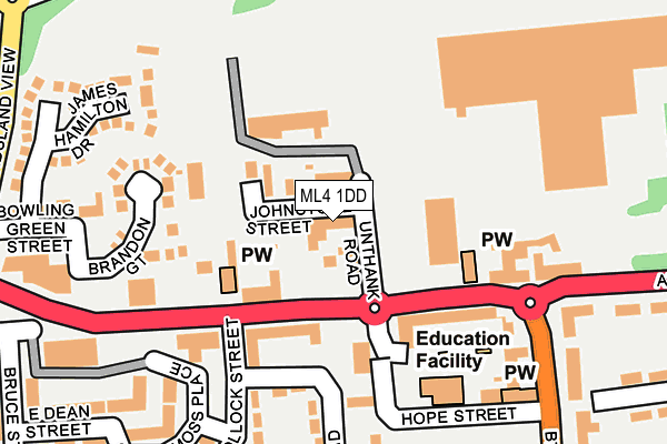 ML4 1DD map - OS OpenMap – Local (Ordnance Survey) ML4 1DD map - OS OpenMap – Local (Ordnance Survey)