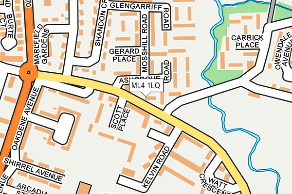 ML4 1LQ map - OS OpenMap – Local (Ordnance Survey) ML4 1LQ map - OS OpenMap – Local (Ordnance Survey)