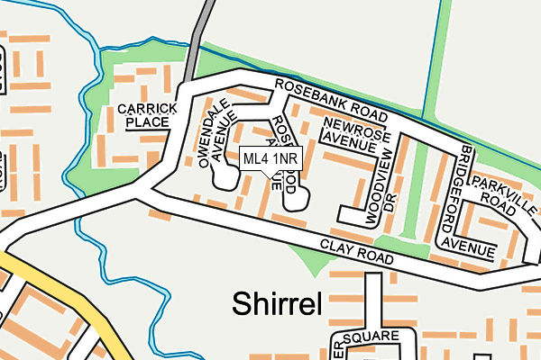 ML4 1NR map - OS OpenMap – Local (Ordnance Survey) ML4 1NR map - OS OpenMap – Local (Ordnance Survey)