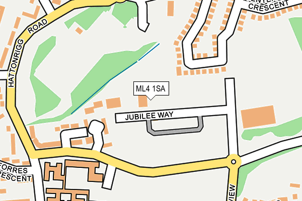 ML4 1SA map - OS OpenMap – Local (Ordnance Survey) ML4 1SA map - OS OpenMap – Local (Ordnance Survey)